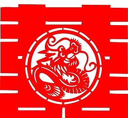0083_雙喜字 囍 吉祥圖案 剪紙 矢量AI