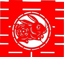 0058_雙喜字 囍 吉祥圖案 剪紙 矢量AI