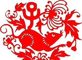 民俗剪纸 矢量 CDR_0324