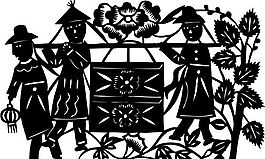 剪紙窗花 民俗事項(xiàng) 圖案 矢量 AI_0269