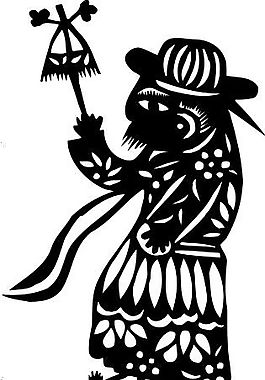 剪紙窗花 民俗事項(xiàng) 圖案 矢量 AI_0233