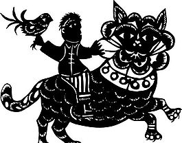 剪紙窗花 民俗事項(xiàng) 圖案 矢量 AI_0158