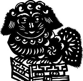 剪紙窗花 民俗事項(xiàng) 圖案 矢量 AI_0118