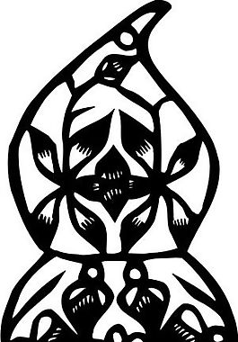 剪紙窗花 民俗事項(xiàng) 圖案 矢量 AI_0103