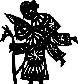 剪紙窗花 民俗事項(xiàng) 圖案 矢量 AI_0084