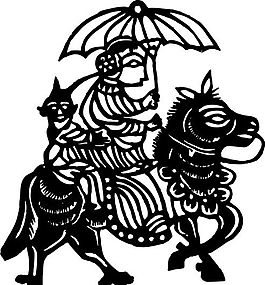 剪紙窗花 民俗事項 圖案 矢量 AI_0047