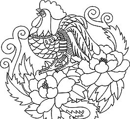 吉祥圖案 黑白 中華傳統(tǒng) 矢量 AI_0074