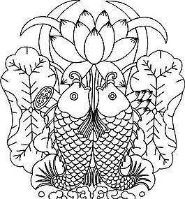 吉祥圖案 黑白 中華傳統(tǒng) 矢量 AI_0062
