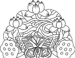 吉祥圖案 黑白 中華傳統(tǒng) 矢量 AI_0057
