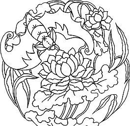 吉祥圖案 黑白 中華傳統(tǒng) 矢量 AI_0046