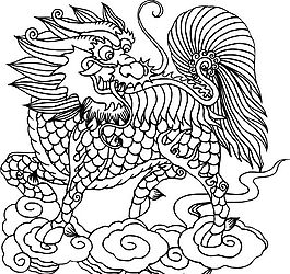 吉祥圖案 黑白 中華傳統(tǒng) 矢量 AI_0027