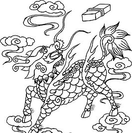 吉祥圖案 黑白 中華傳統(tǒng) 矢量 AI_0026