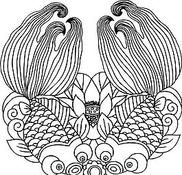 吉祥圖案 黑白 中華傳統(tǒng) 矢量 AI_0022