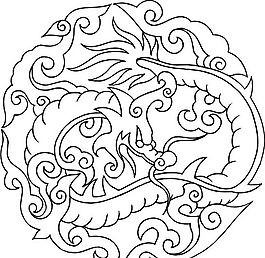 吉祥圖案 黑白 中華傳統(tǒng) 矢量 AI_0008