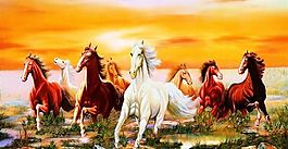 駿馬圖 經(jīng)典壁畫