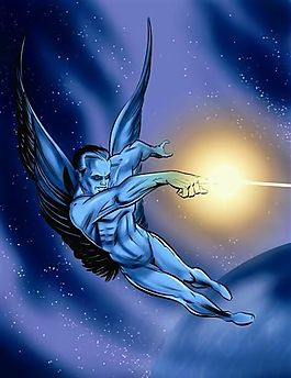 丙烯畫 科幻世界 超人_027