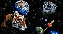 丙烯畫 科幻世界_26