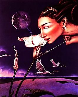 幻想未来 丙烯画_16