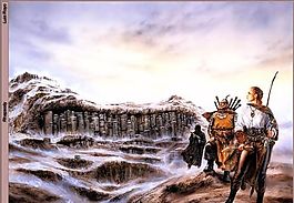 丙烯画人物 梦境幻影_113