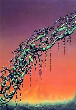 丙烯畫(huà)人物 夢(mèng)境幻影_046