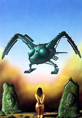 丙烯画人物 梦境幻影_042