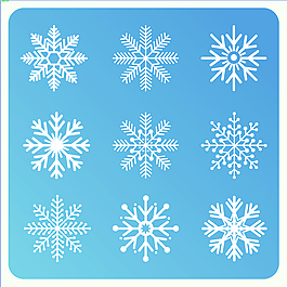 圣誕節 雪花 矢量