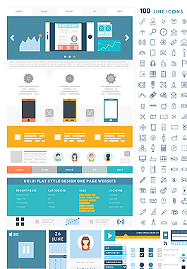 扁平化素材图片
