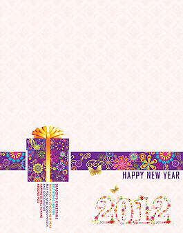 時尚2012新年賀卡