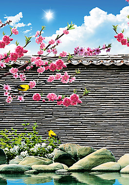 立體壁紙背景墻