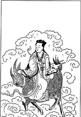 中国古代人物 木刻版画 中国传统文化_06