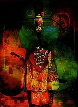 水浒人物 108将人物画 一支花 蔡庆
