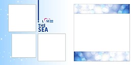 海景相冊模板