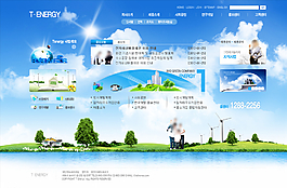 韩国网页模板图片