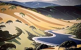 自然风景 丙烯画 装饰画_0019