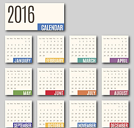 2016年年歷