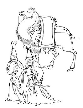 白描古代人物 國畫_0015