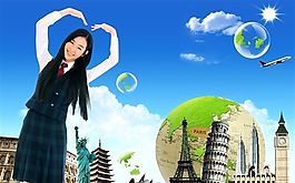 人物風(fēng)情 韓國(guó)元素 分層素材 PSD格式