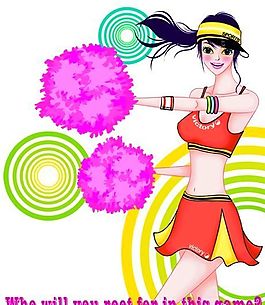 時尚女孩 彩繪人物 分層 PSD _0048