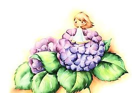 拇指姑娘 童話人物 卡通漫畫 分層 PSD_0001