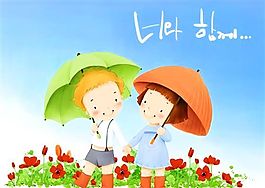 快樂(lè)兒童 卡通漫畫 韓式風(fēng)格 分層 PSD_0126