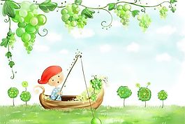 快樂兒童 卡通漫畫 韓式風(fēng)格 分層 PSD_0121