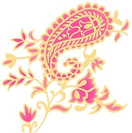 彩繪花草 裝飾圖案 分層素材 PSD格式_0096