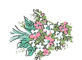 彩繪花草 裝飾圖案 分層素材 PSD格式_0051
