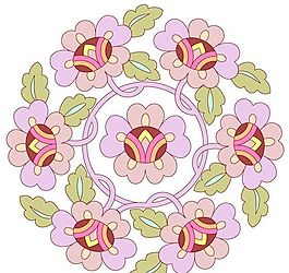 全球花紋圖案 花紋圖案 裝飾圖案 分層素材 PSD源文件_0014