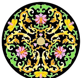全球花紋圖案 花紋圖案 裝飾圖案 分層素材 PSD源文件_0012