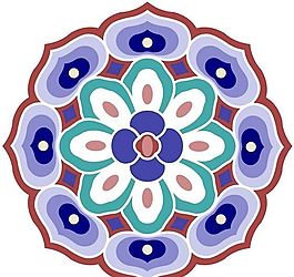 全球花紋圖案 花紋圖案 裝飾圖案 分層素材 PSD源文件_0009