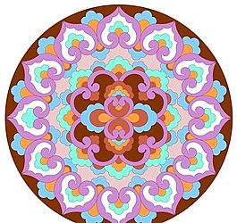 全球花紋圖案 花紋圖案 裝飾圖案 分層素材 PSD源文件_0006