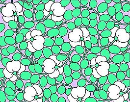 全球花紋圖案 彩繪花草 裝飾圖案 分層素材 PSD源文件_0010