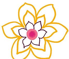 彩绘花草 韩式花纹 PSD_0941