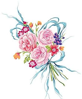 彩绘花草 韩式花纹 PSD_0737